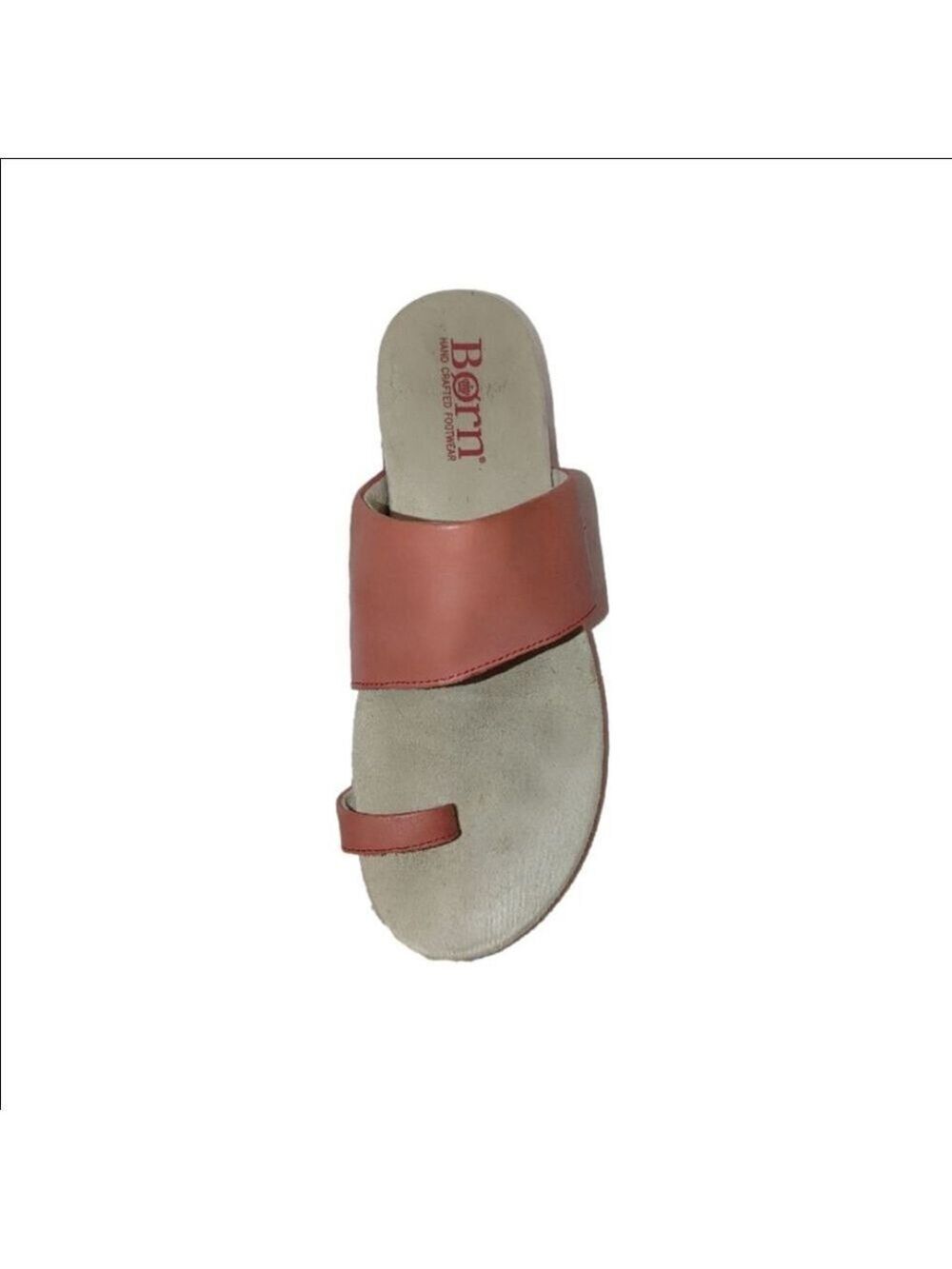 Born Inslo Leather Toe Loop Sandal Size 9M